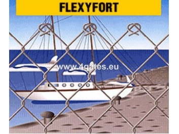 Flettet gjerdenett FLEXYFORT H1,8m / Wire 2 mm / ZINC