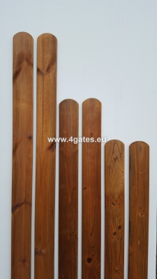 Gjerdeplanke – brun tone 16x95x1800 mm