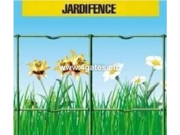 Welded fence JARDIFENCE, ZINC + PVC RAL6005, wire 2,1mm / Height 1,5m