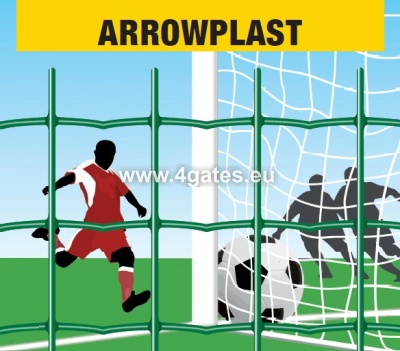 Geschweißter Zaun ARROWPLAST PVC RAL6005, 3.3mm, Höhe 1.5m