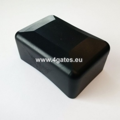 Zaunbefestigungen Kunststoffkappe für Stange 60 * 40mm - schwarz