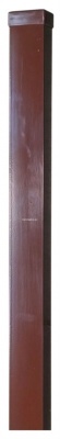 Kvadratinis stulpas – dažytas, cinkuotas, RAL 8017; 40 x 60 x 2300 mm