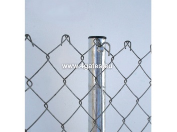 Galvanized Round Fence Post with a Cap ø 48 mm, Height – 2500 mm