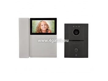 CDV-43K + DRC-4L ~ Sett Video dørtelefon 4.3" LCD med lydhåndsett 220v