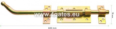 Steel damper for gate, 600 mm