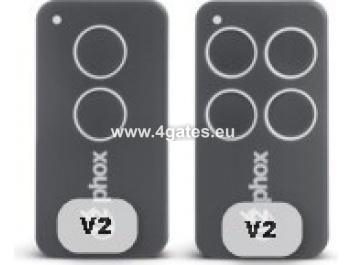 V2 PHOX2-433 / PHOX4-433 remote control 2-channel / 4-channel.