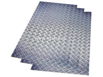 Gofreeritud leht - alumiinium; 3,0*1250*2500 mm