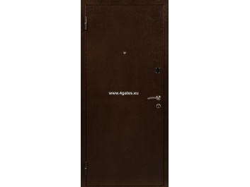 Metalinės durys CLASIC BROWN