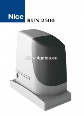Hi-speed automation of sliding gates NICE RUN 2500 (OPERA)