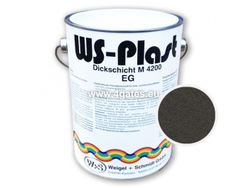 Farbe schwarzer graphit WS Plast 0021