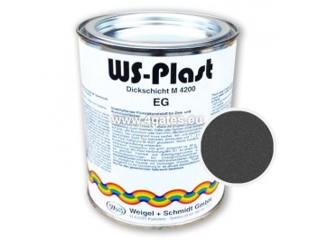 Farge mørk grafitt WS Plast 0008