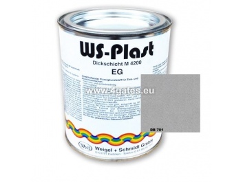 Silver grey paint WS-Plast DB701