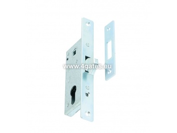 Lock with gasket for sliding gate, optional handle 72 mm