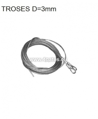 Kabelių rinkinys / kabelis D = 3mm