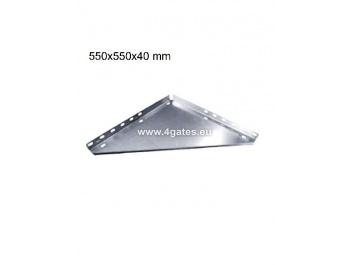 Triangle mounting bracket 550x550x40mm