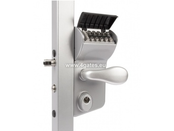 Pasukamų vartų mechaninis užraktas LOCINOX VINCI / nuo 40 mm iki 60 mm kvadrato
