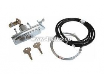 Lock for manual unlocking with BFT SET / S key.